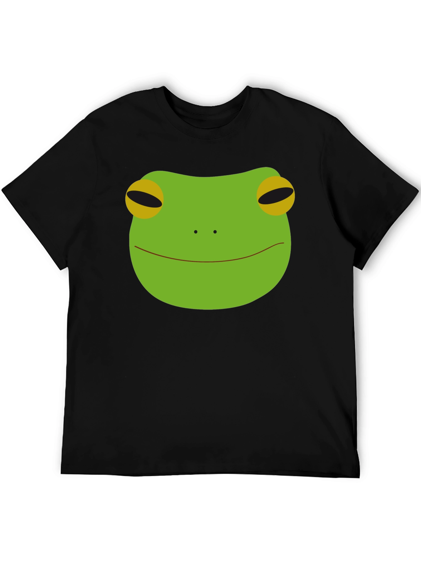 Frog Face Graphic Tee - Mens Black T-Shirt