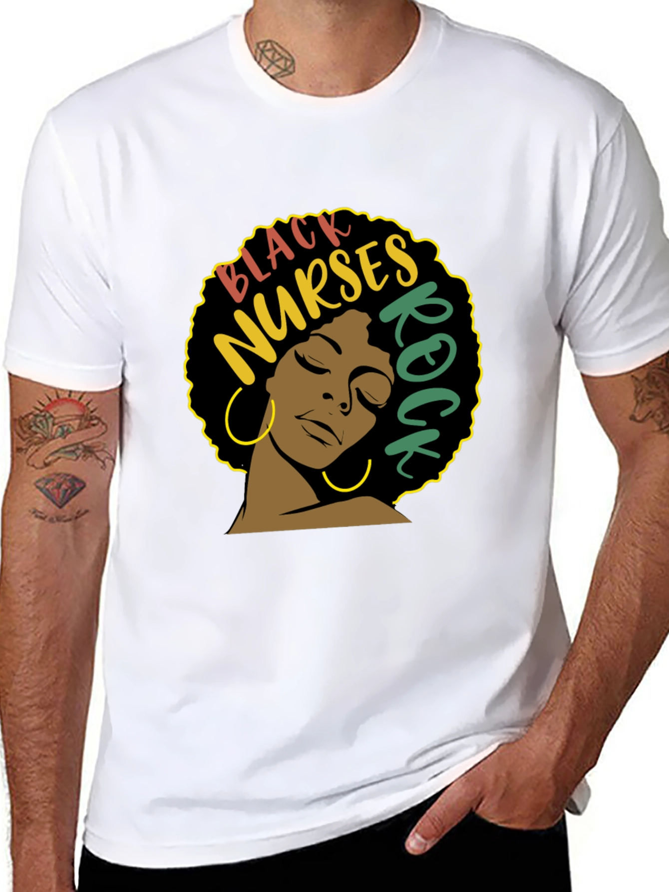 Black Nurses Rock T-Shirt - Nurse Appreciation