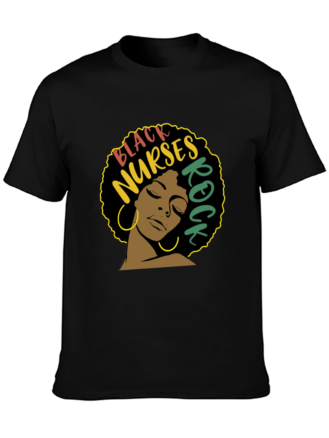 Black Nurses Rock T-Shirt - Nurse Appreciation