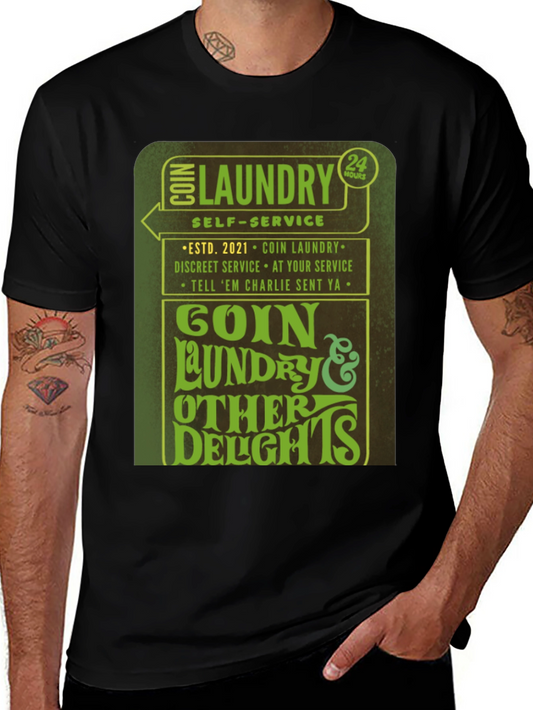 Goin Laundry T-Shirt - 24 Hour Service Novelty Tee