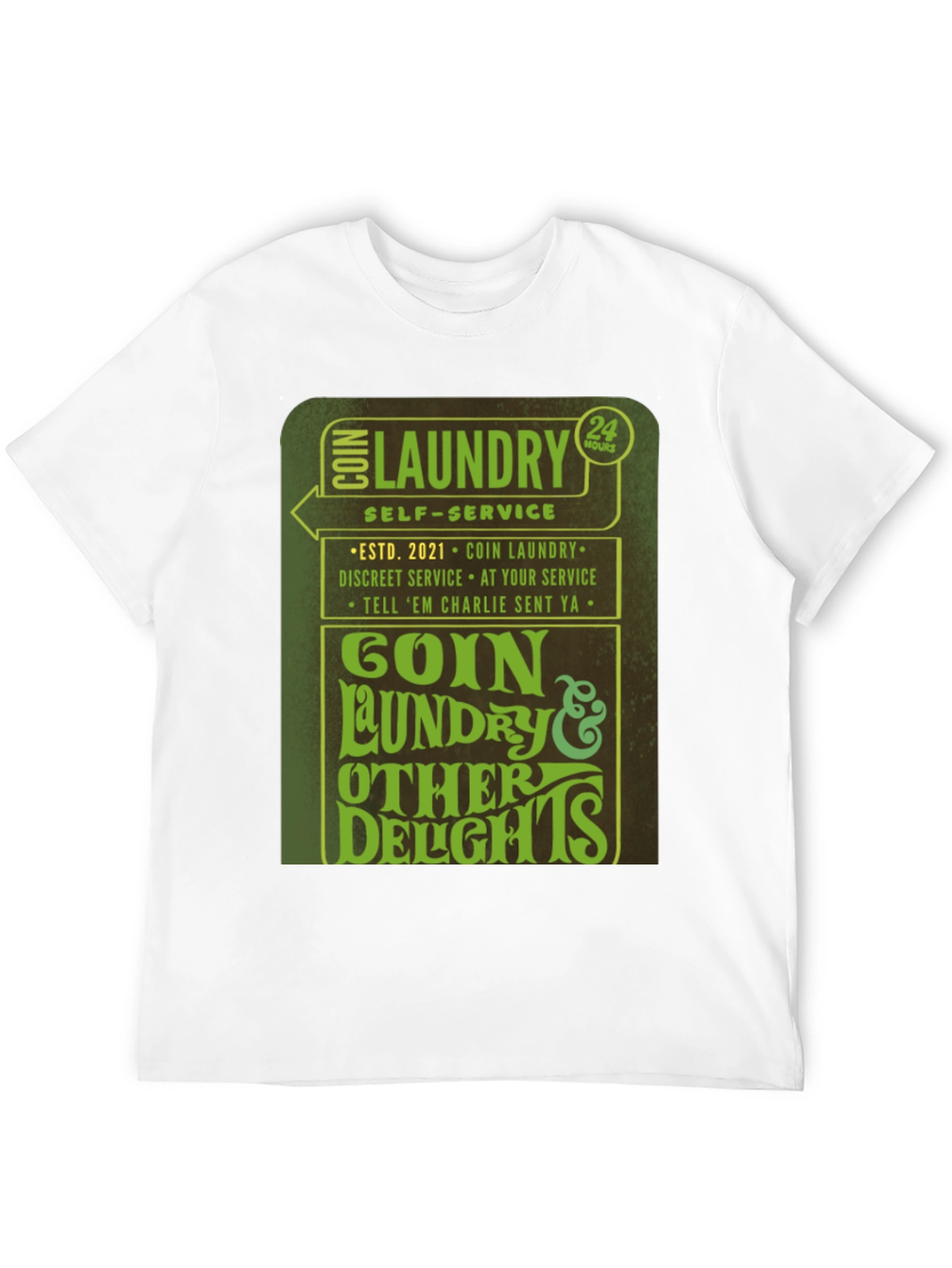 Goin Laundry T-Shirt - 24 Hour Service Novelty Tee