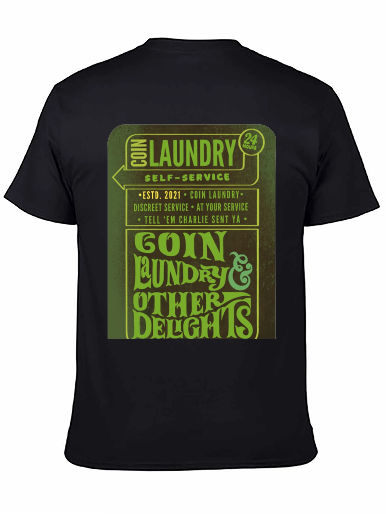 Goin Laundry T-Shirt - 24 Hour Service Novelty Tee