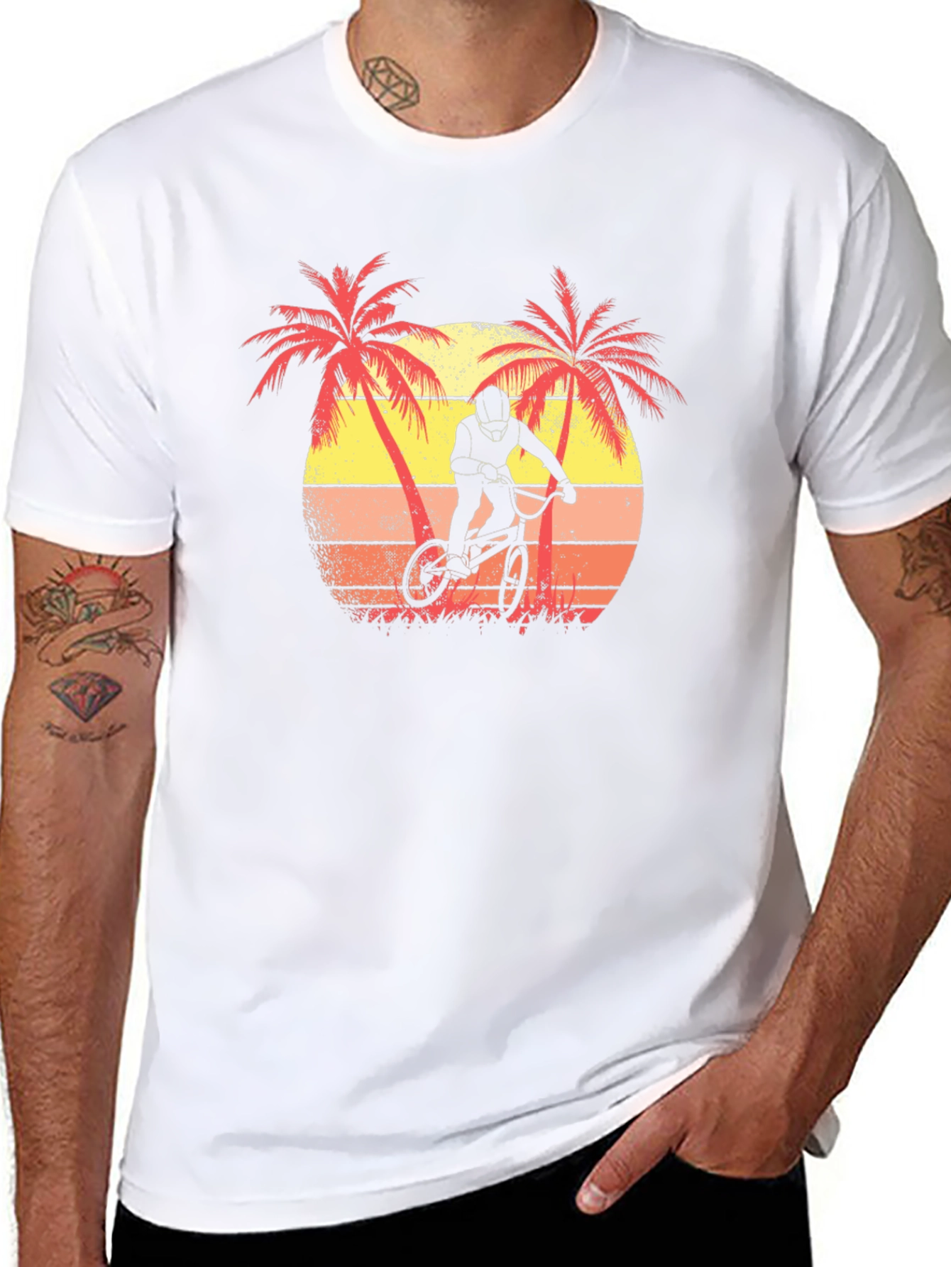 BMX Sunset Graphic Tee