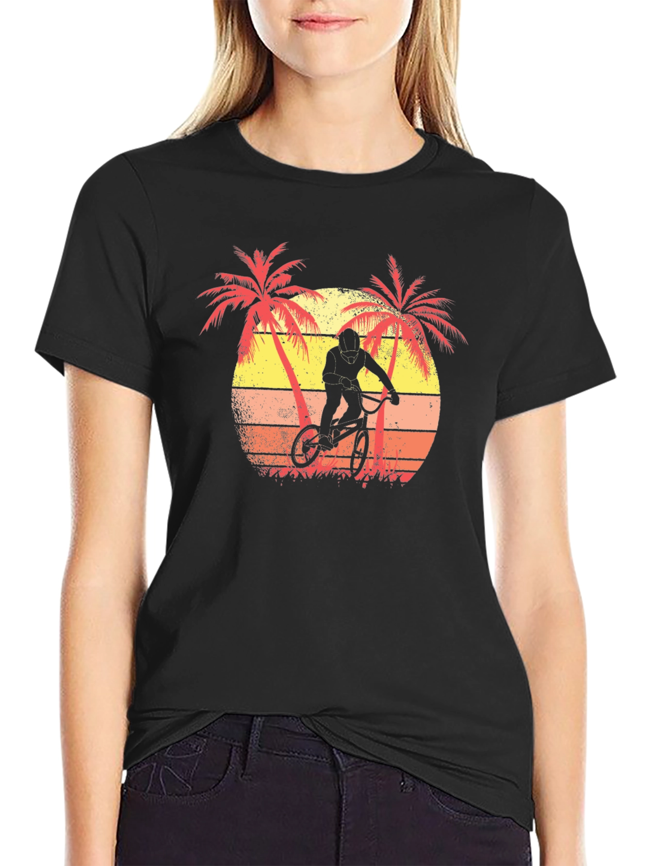 BMX Sunset Graphic Tee