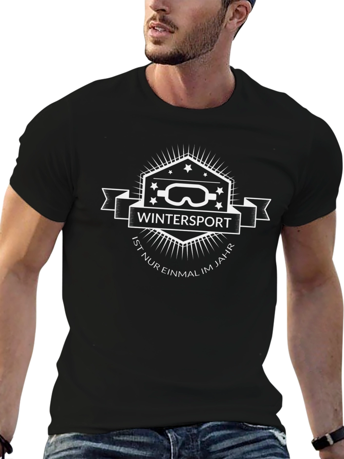 Wintersport T-Shirt - Ski Goggles Graphic Tee