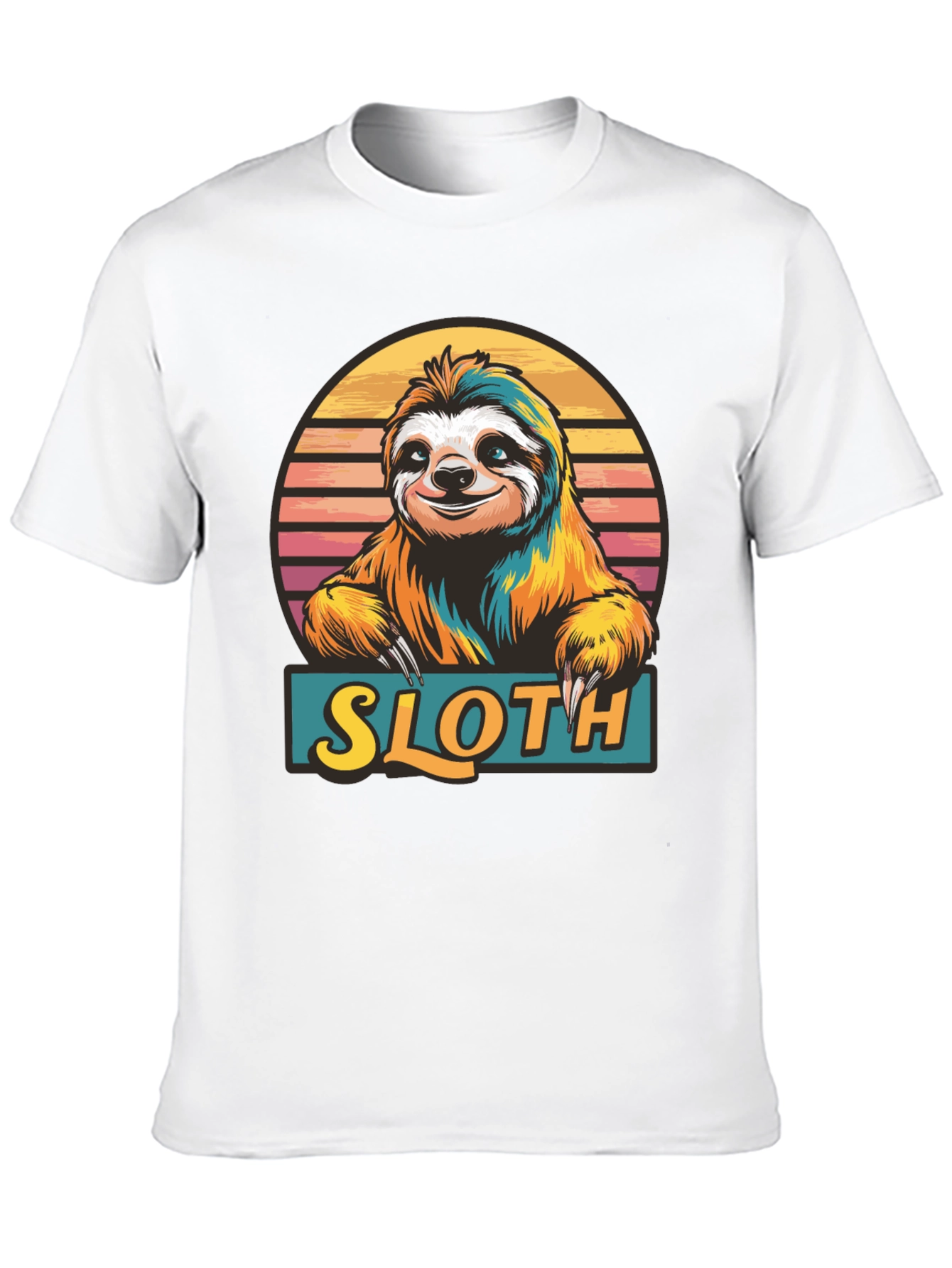 Sloth Graphic Tee - Fun Animal T-Shirt