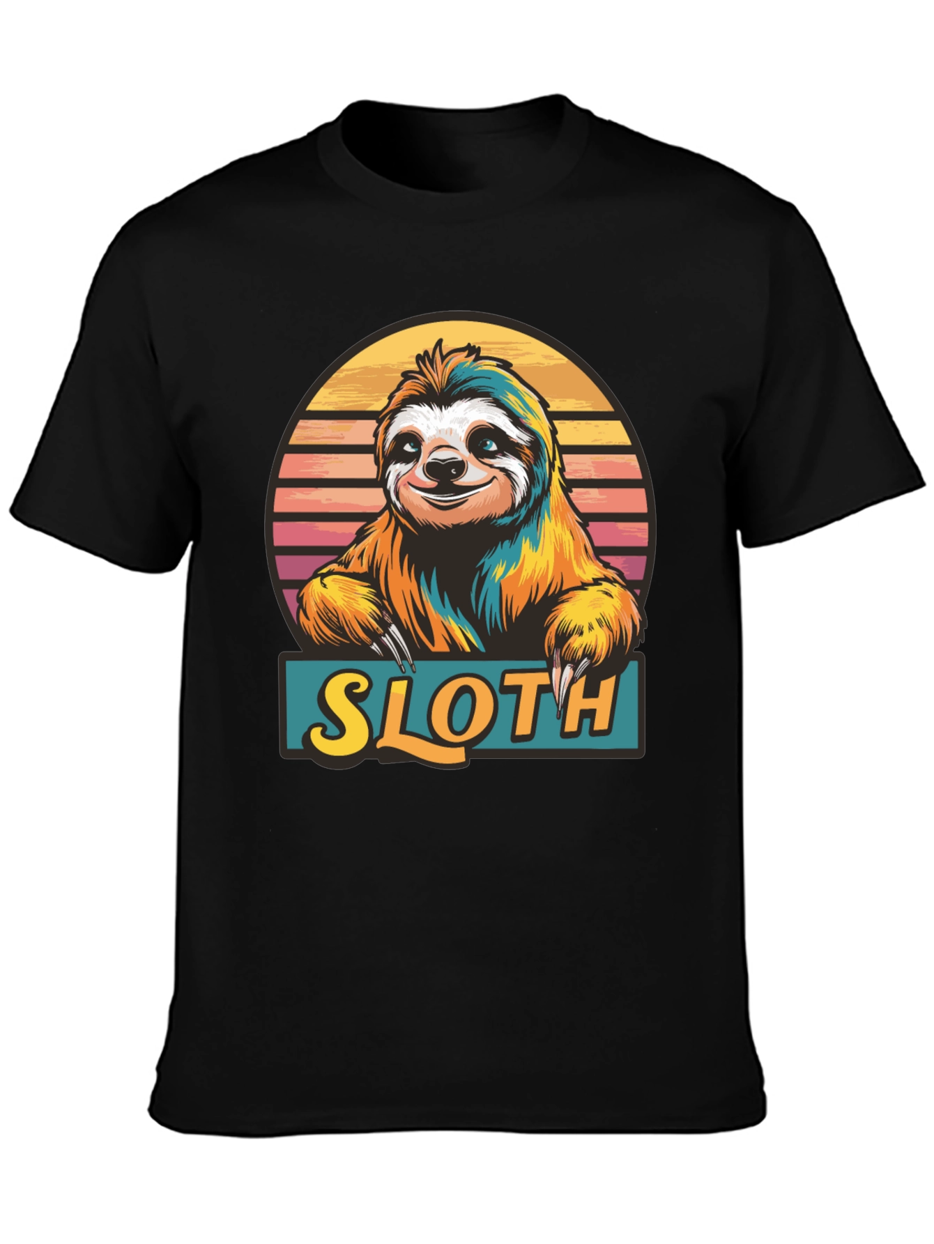 Sloth Graphic Tee - Fun Animal T-Shirt