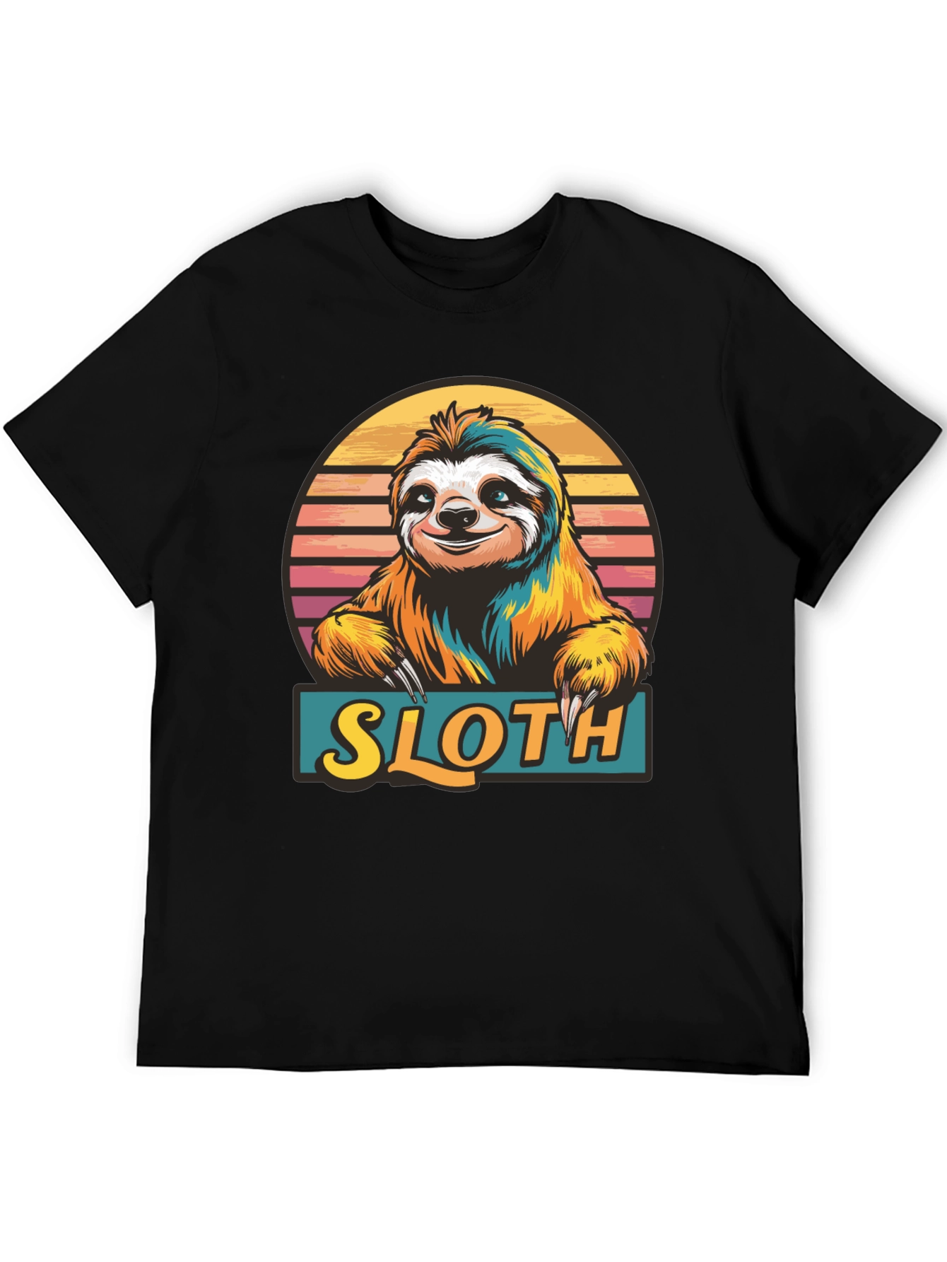 Sloth Graphic Tee - Fun Animal T-Shirt