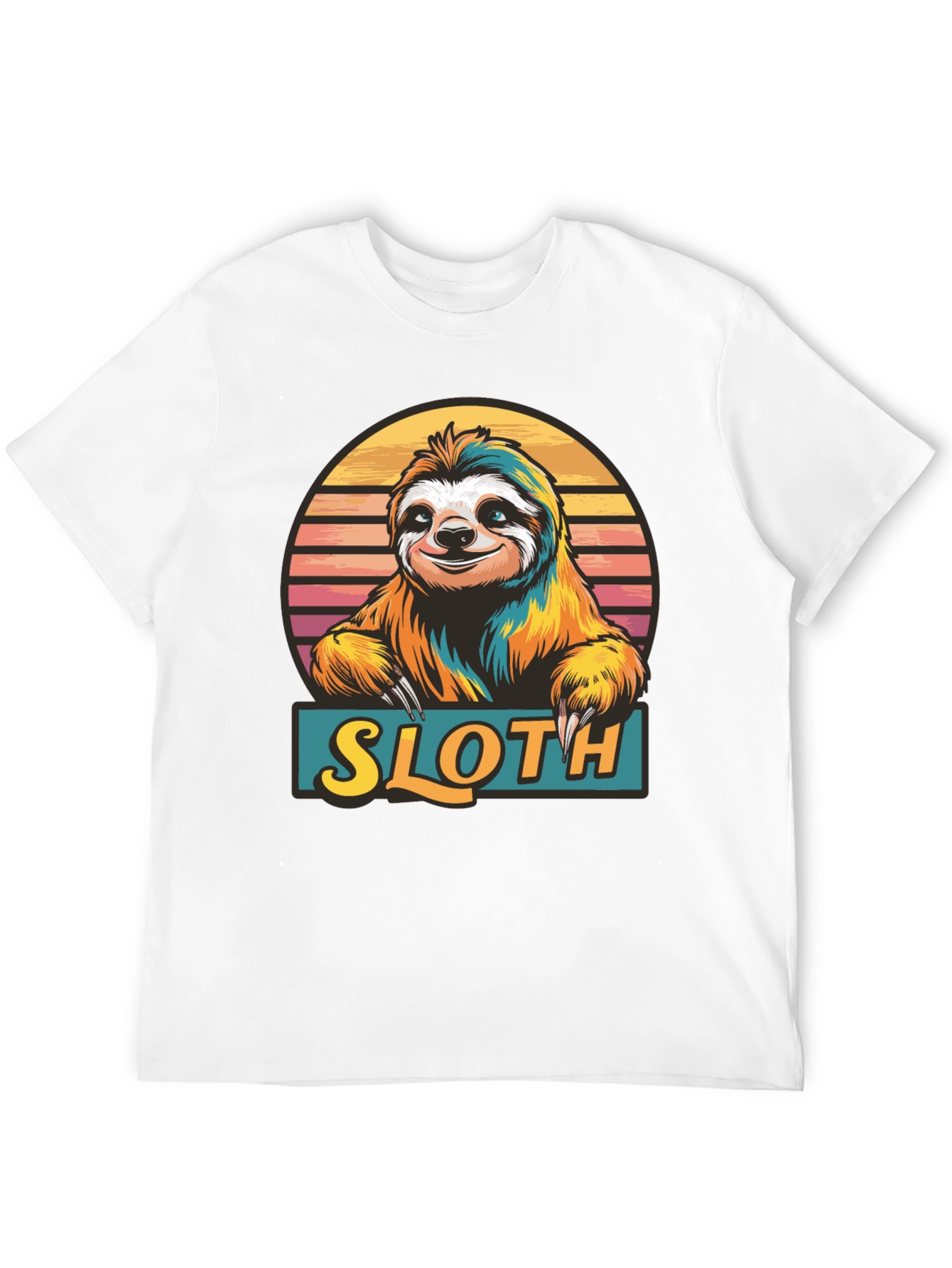 Sloth Graphic Tee - Fun Animal T-Shirt