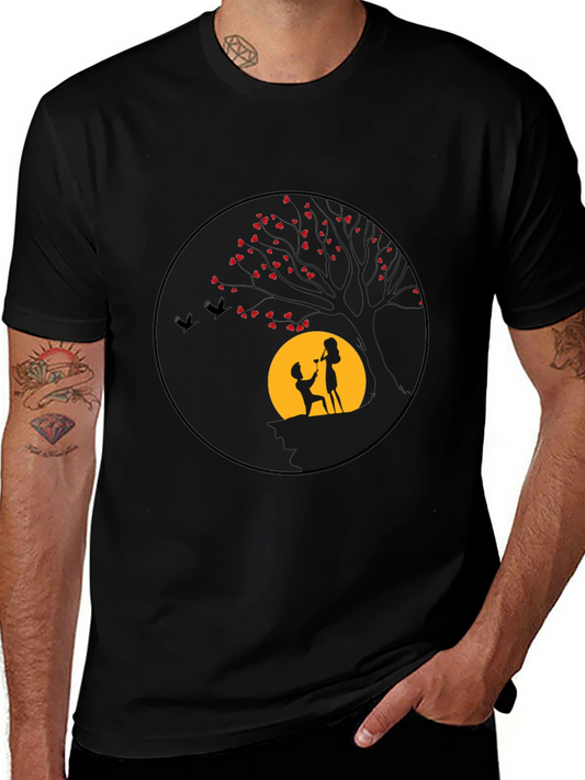 Romantic Proposal Graphic Tee
