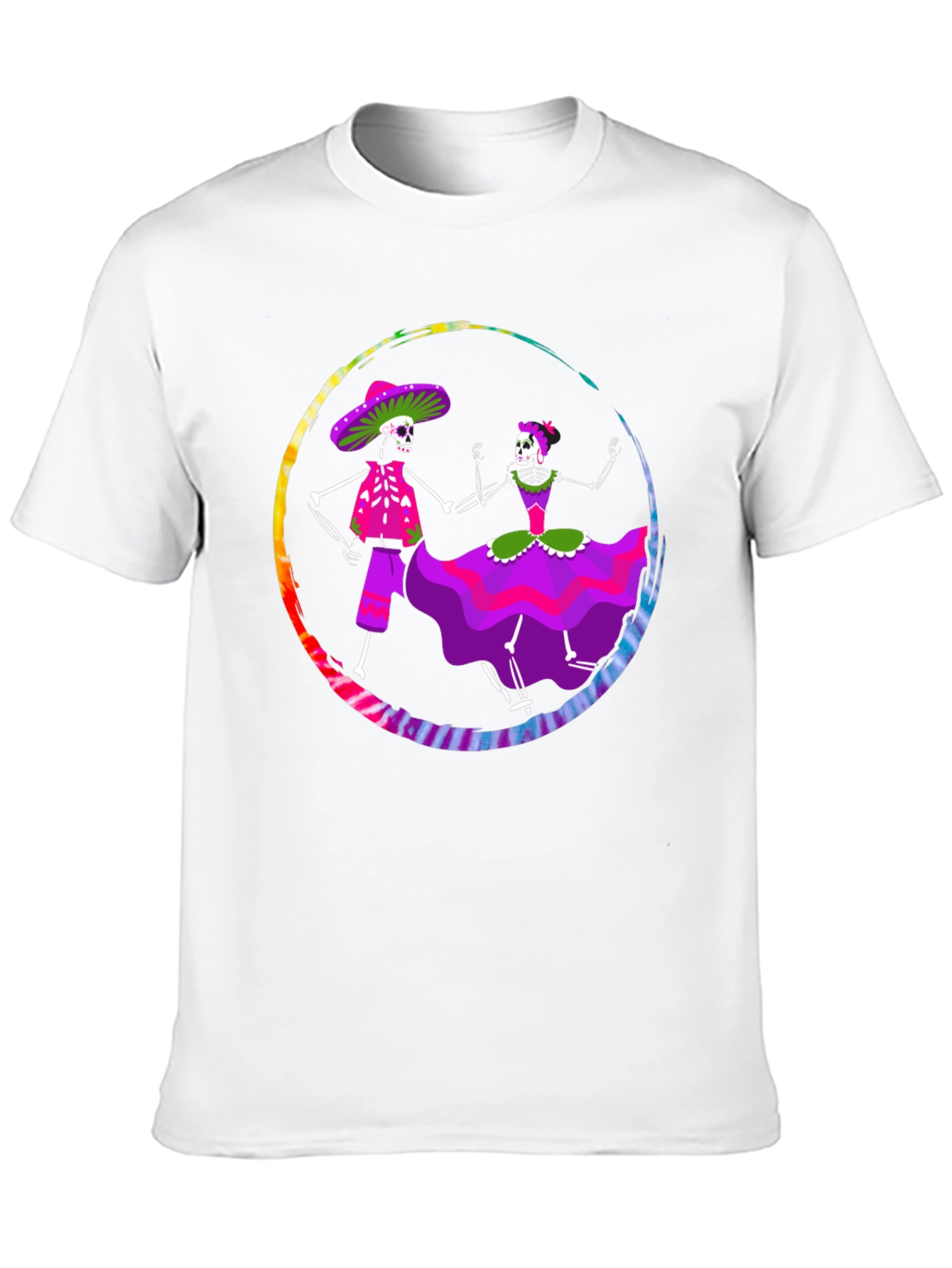 Day of the Dead Skeleton Dance Graphic Tee
