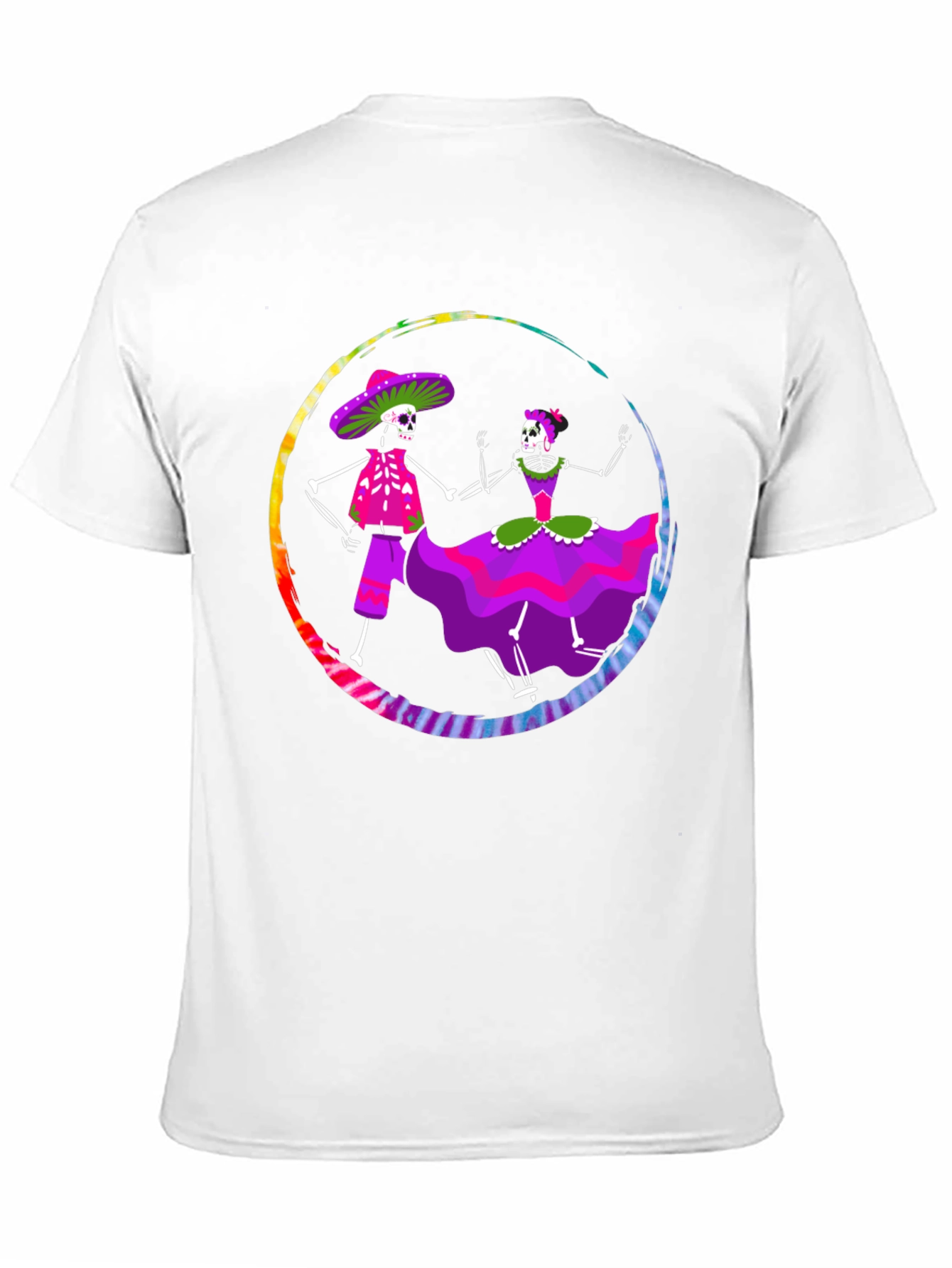 Day of the Dead Skeleton Dance Graphic Tee