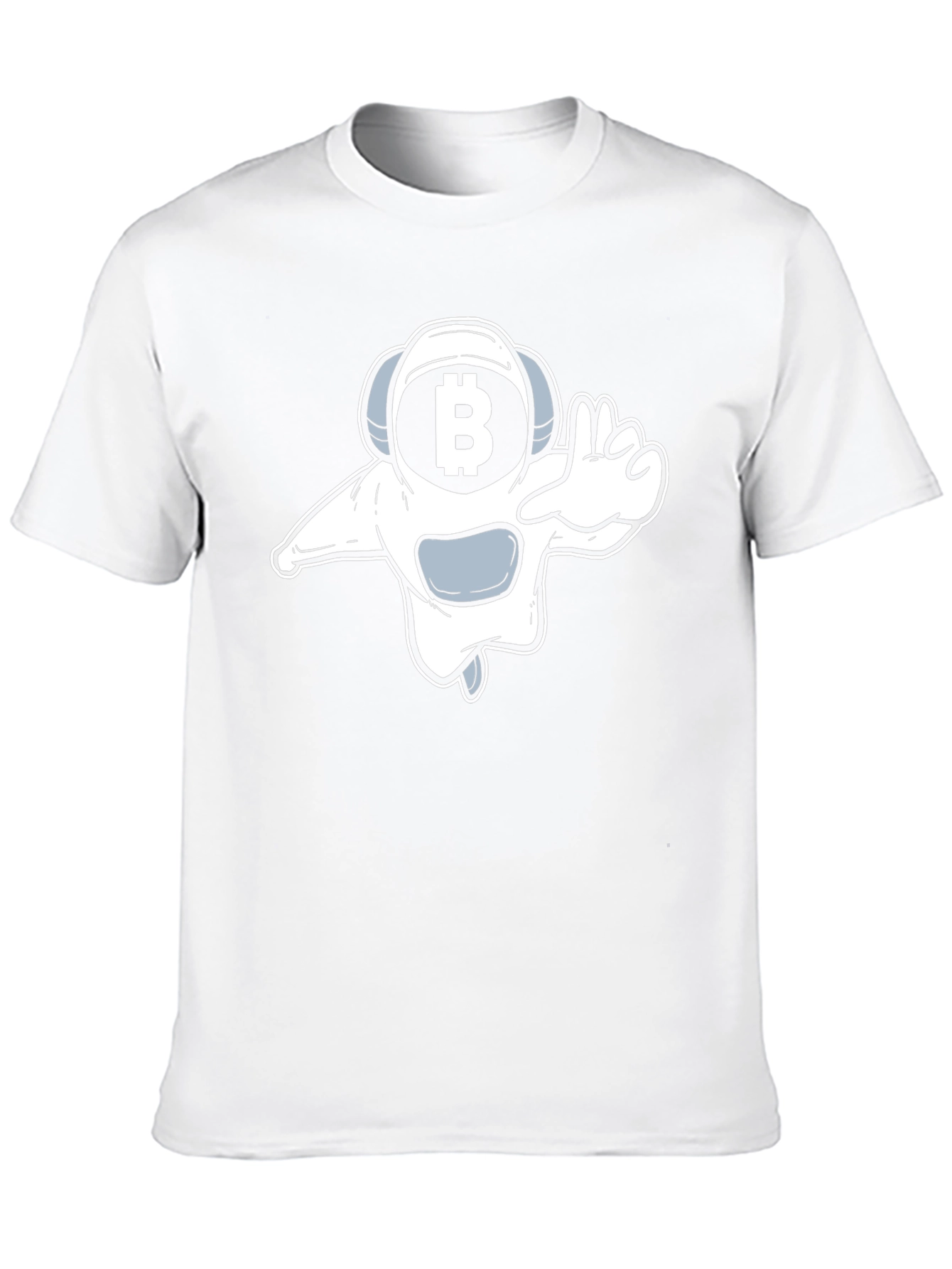 Bitcoin Astronaut Graphic Tee - Black