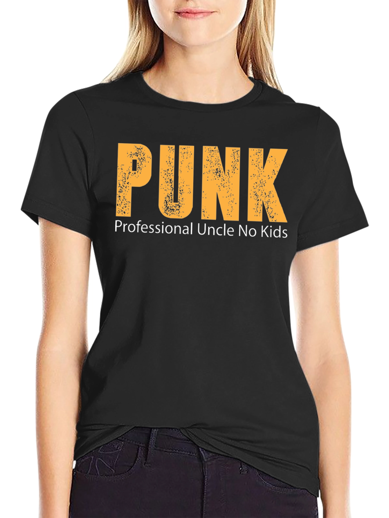 Punk Professional Uncle No Kids Graphic T-Shirt