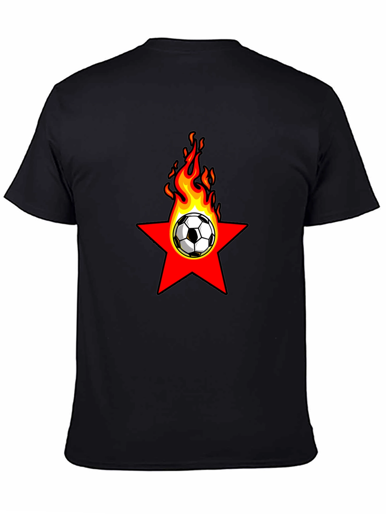 Fiery Soccer Star T-Shirt
