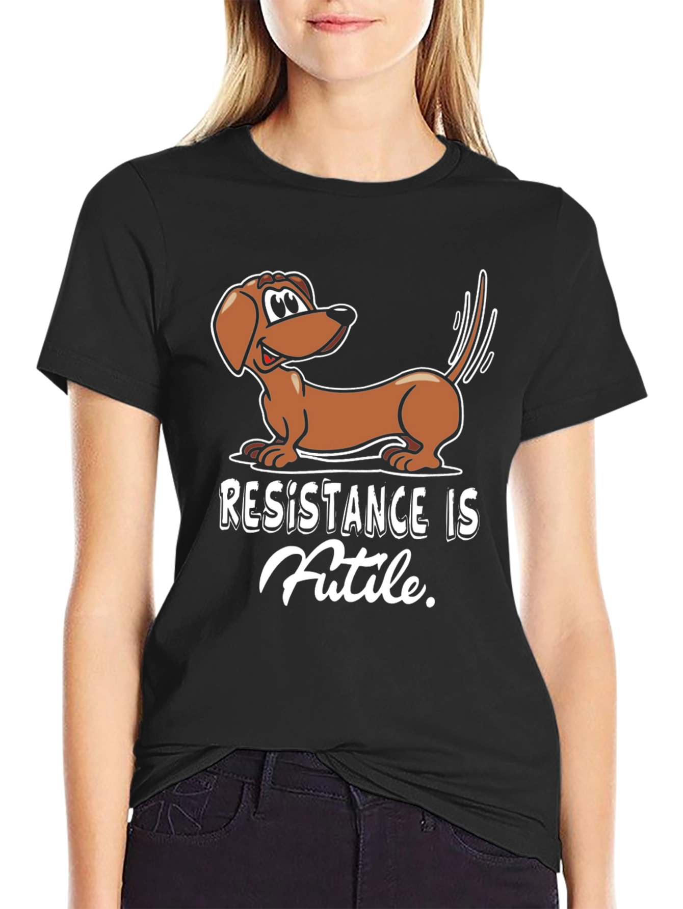 Resistance Is Futile Dachshund T-Shirt