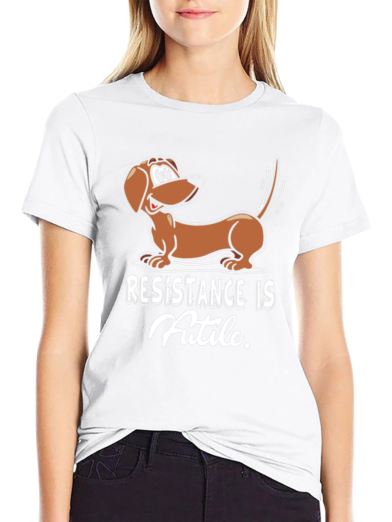 Resistance Is Futile Dachshund T-Shirt