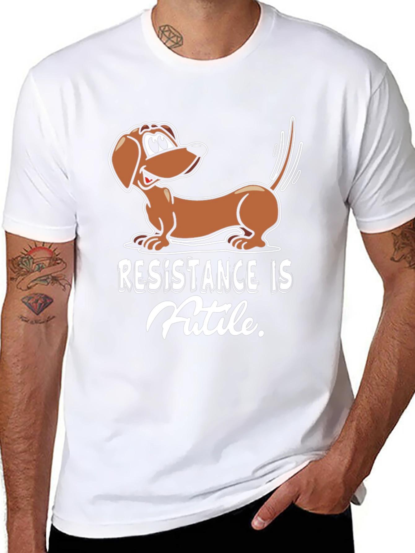 Resistance Is Futile Dachshund T-Shirt