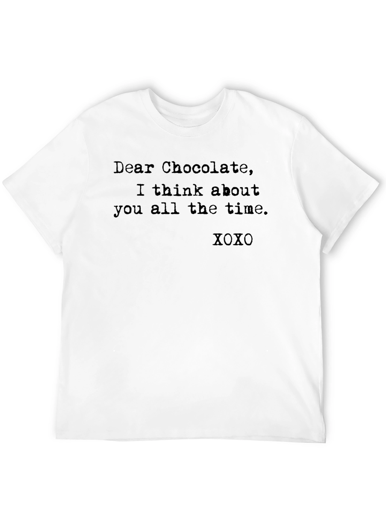 Dear Chocolate T-Shirt - Unisex Black Tee