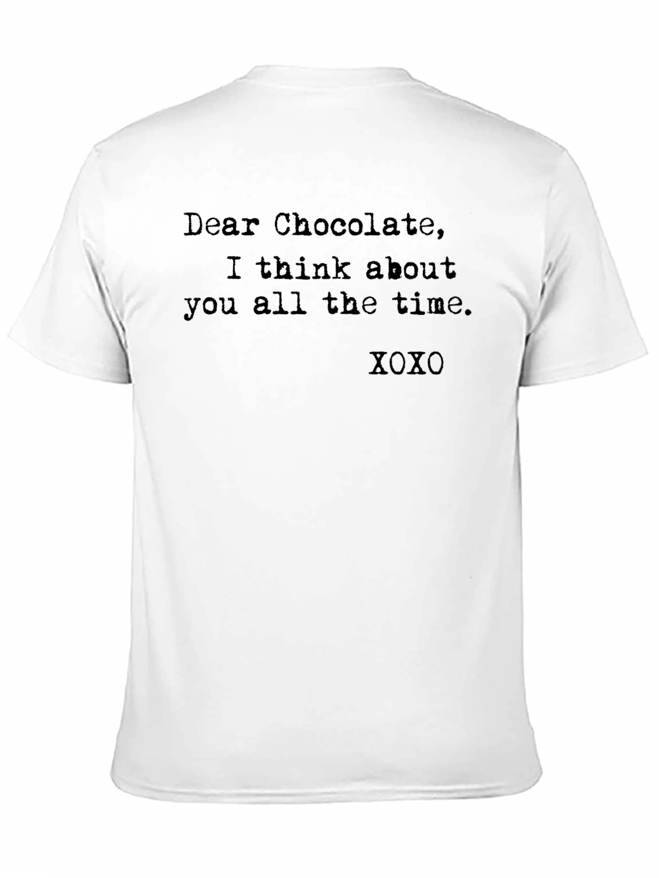 Dear Chocolate T-Shirt - Unisex Black Tee