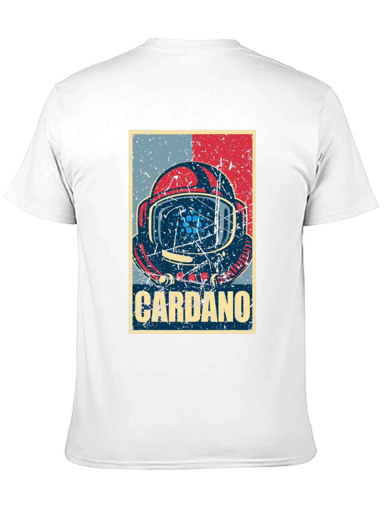 Cardano Crypto Astronaut Graphic T-Shirt