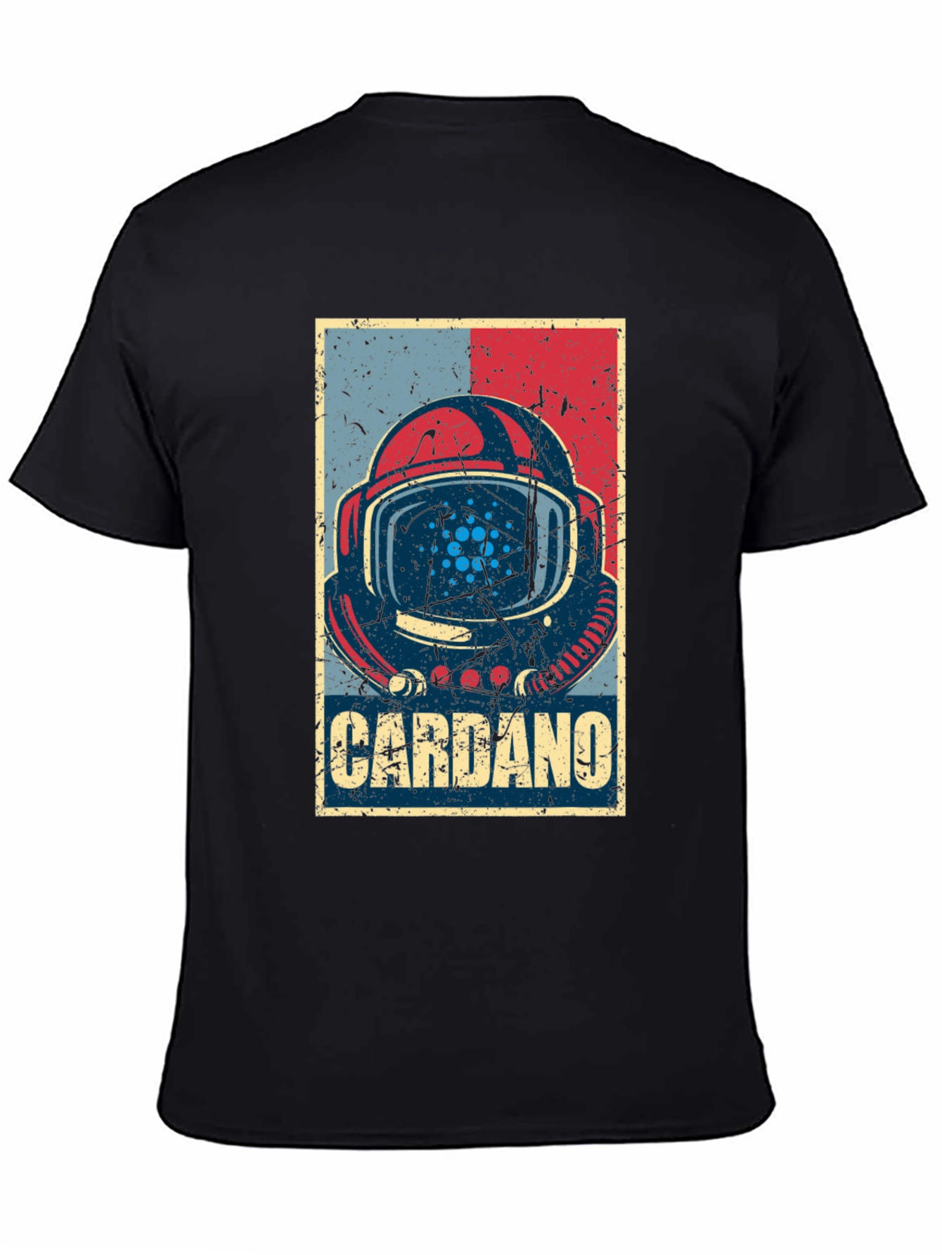 Cardano Crypto Astronaut Graphic T-Shirt