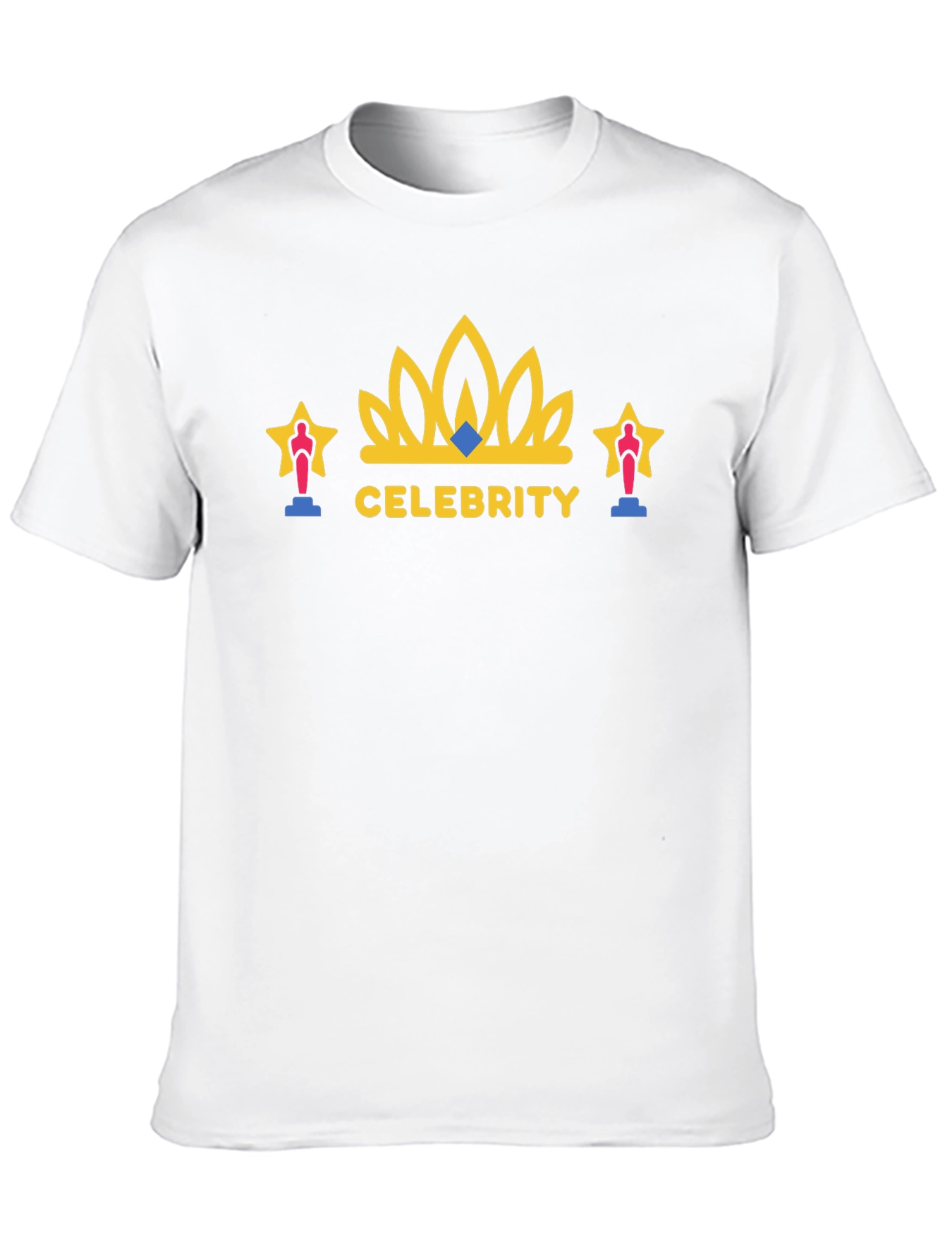 Celebrity Graphic T-Shirt - Black Crew Neck Tee
