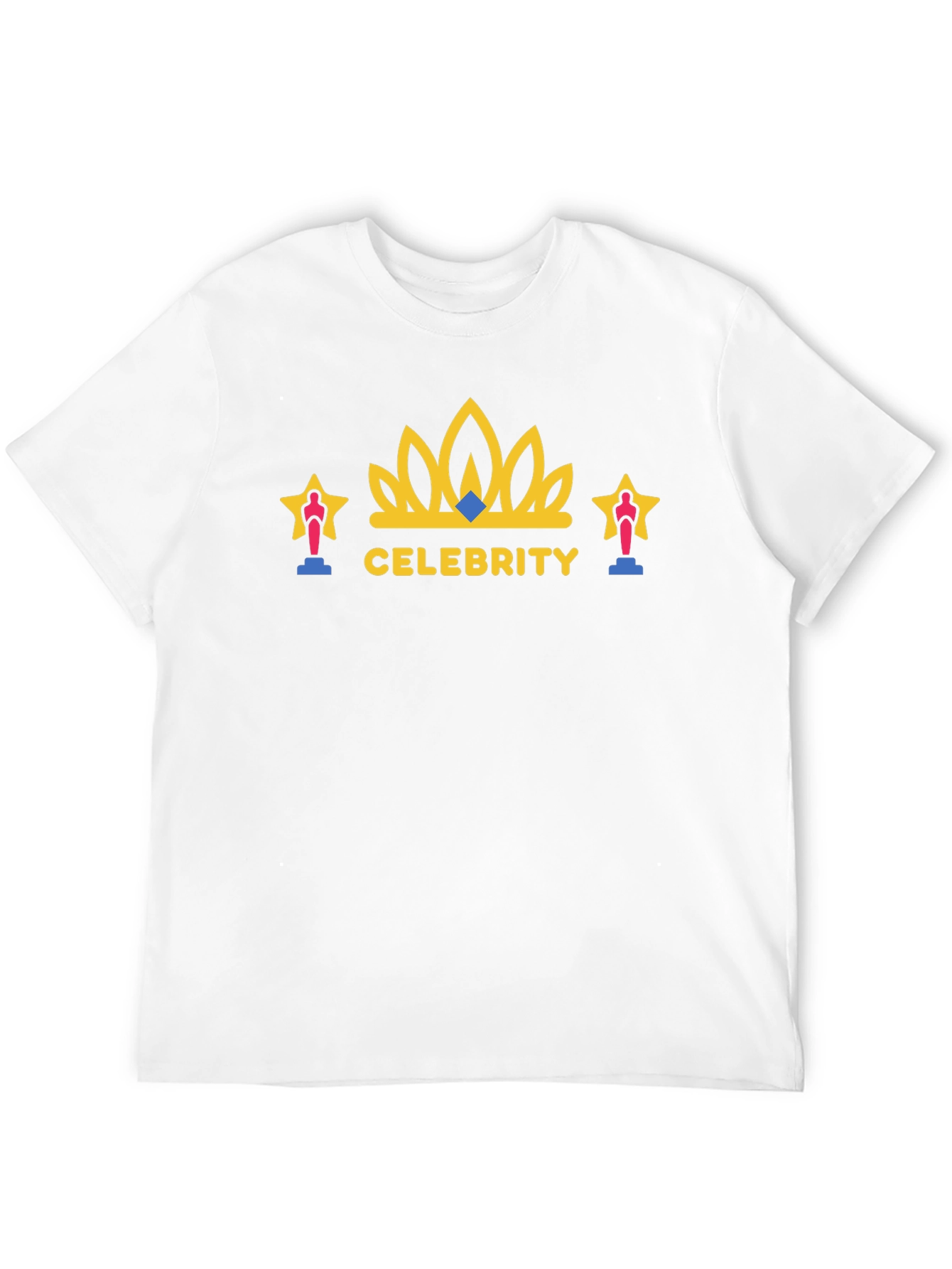 Celebrity Graphic T-Shirt - Black Crew Neck Tee