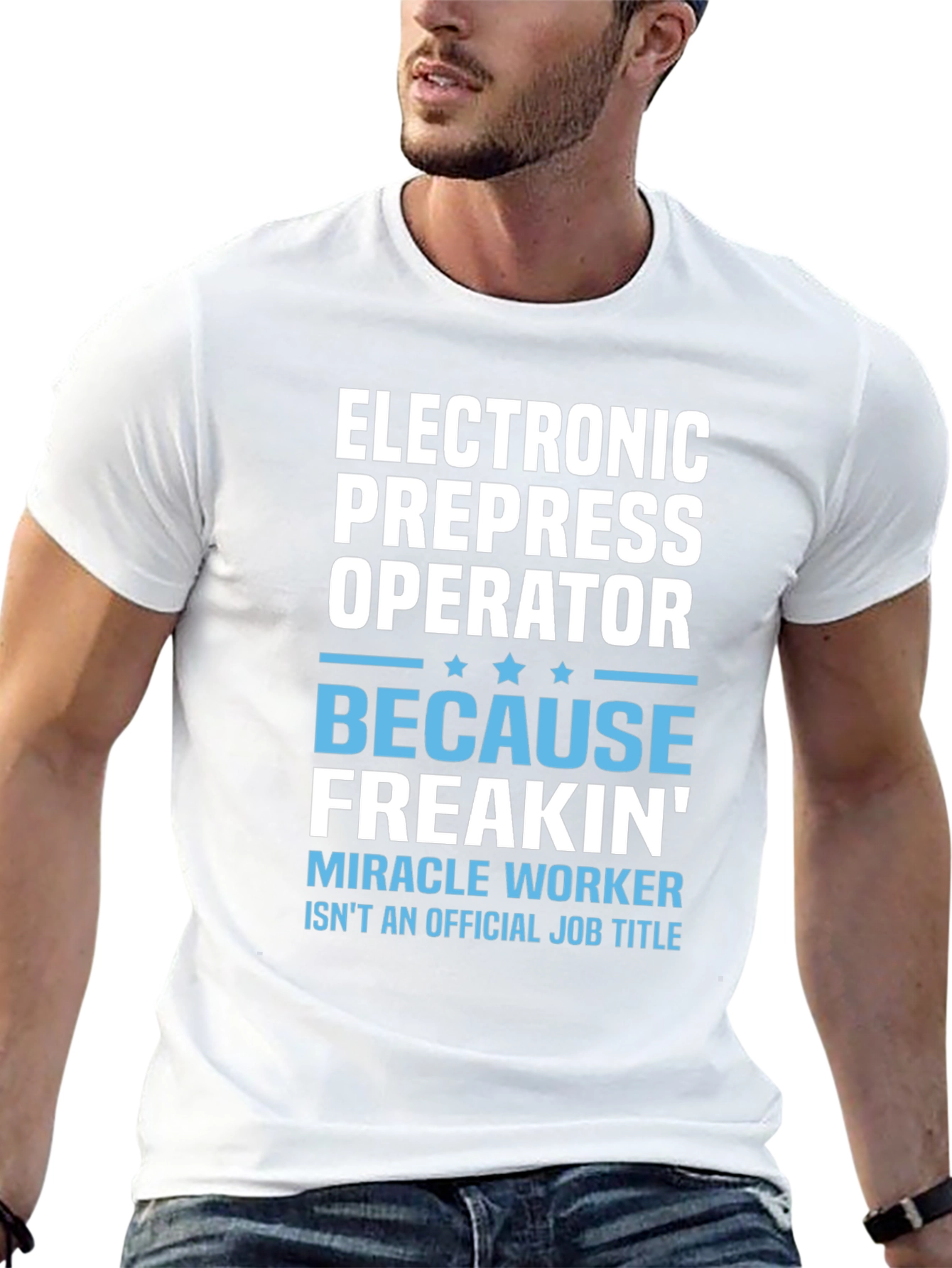 Electronic Prepress Operator Funny Job Title T-Shirt