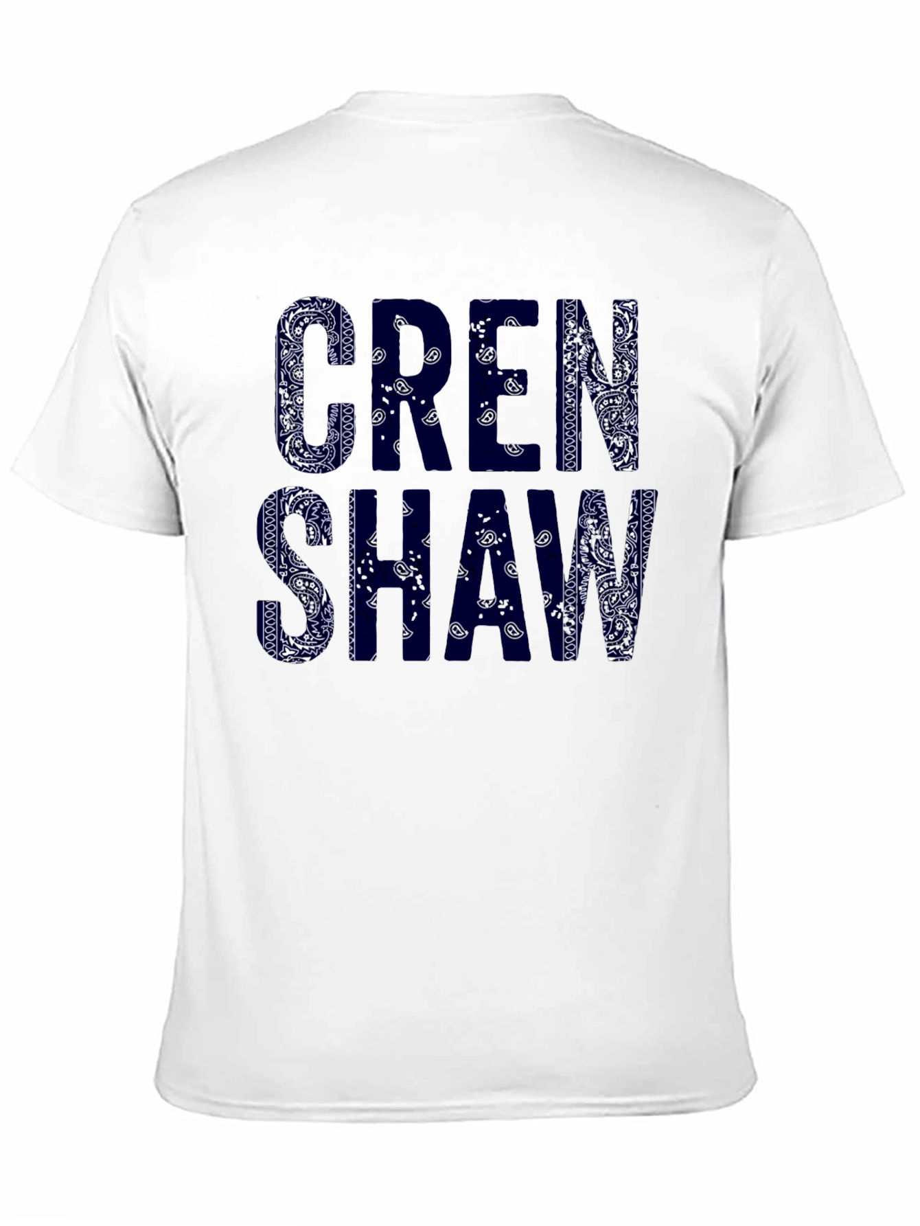 Crenshaw Bandana Print Graphic T-Shirt