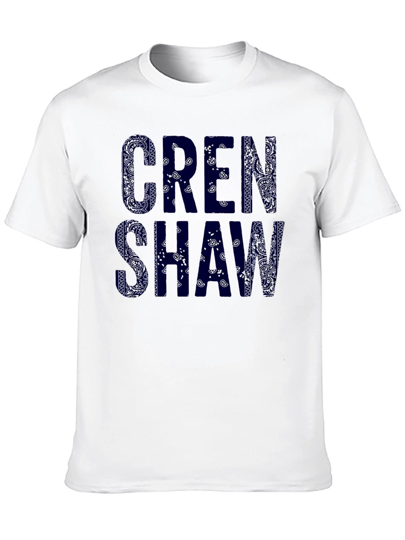 Crenshaw Bandana Print Graphic T-Shirt