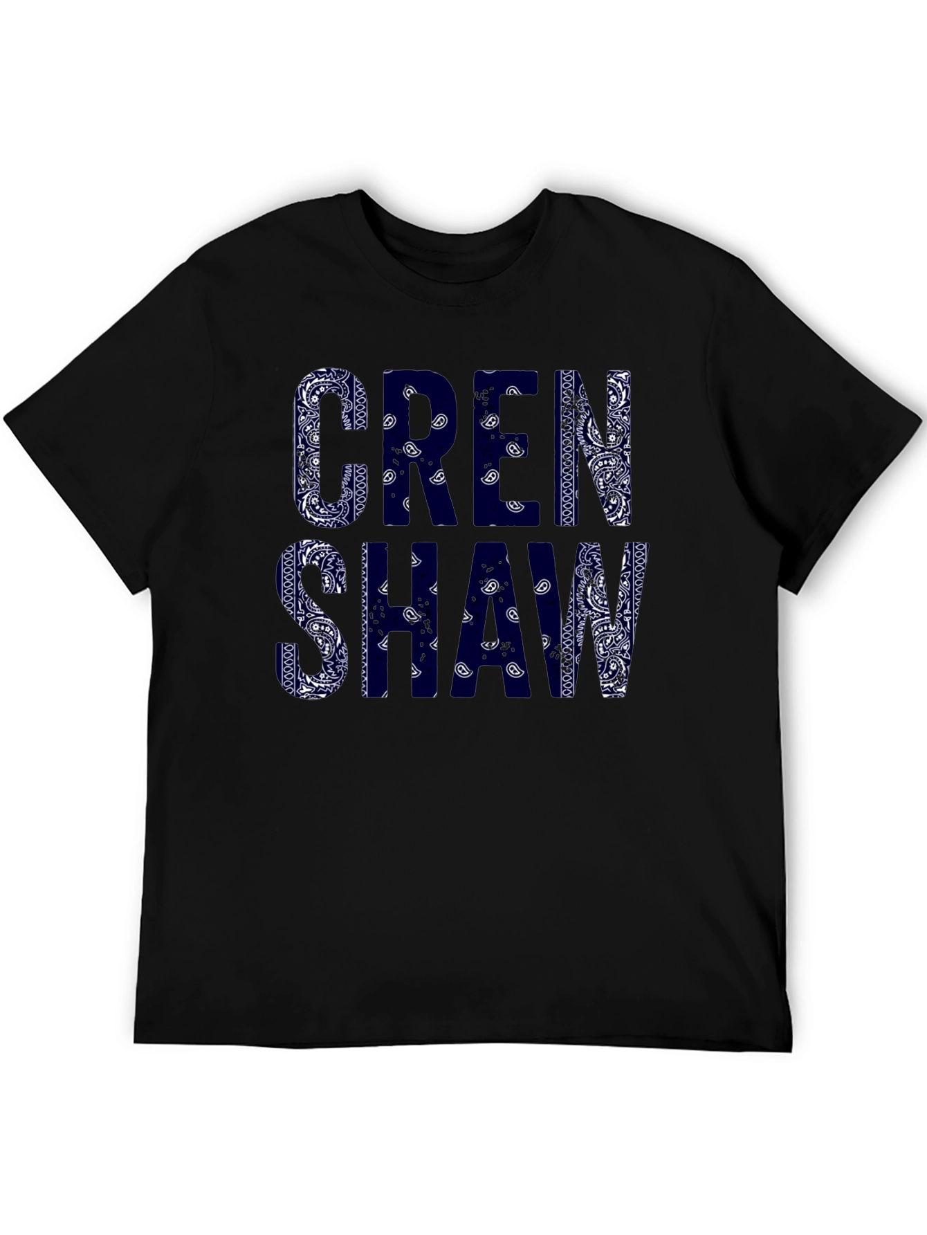 Crenshaw Bandana Print Graphic T-Shirt