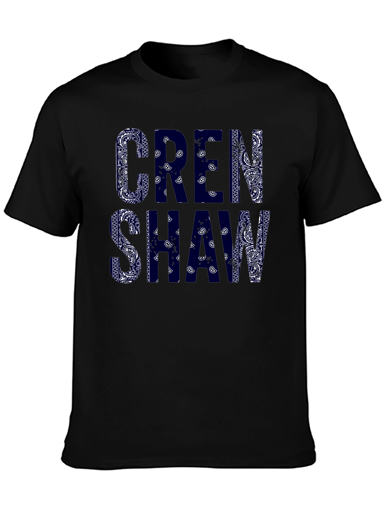 Crenshaw Bandana Print Graphic T-Shirt