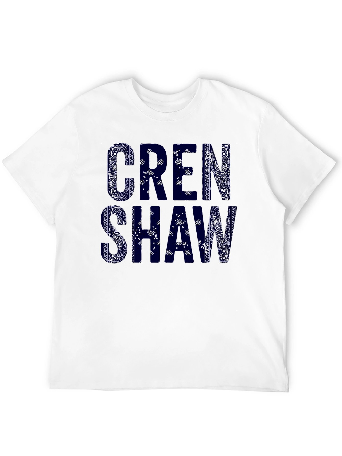 Crenshaw Bandana Print Graphic T-Shirt
