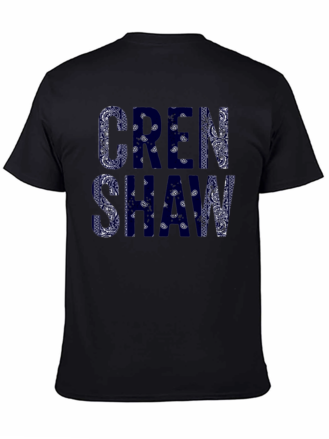 Crenshaw Bandana Print Graphic T-Shirt
