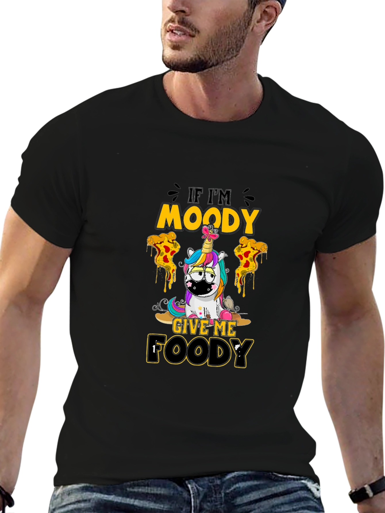 If Im Moody Give Me Foody T-Shirt