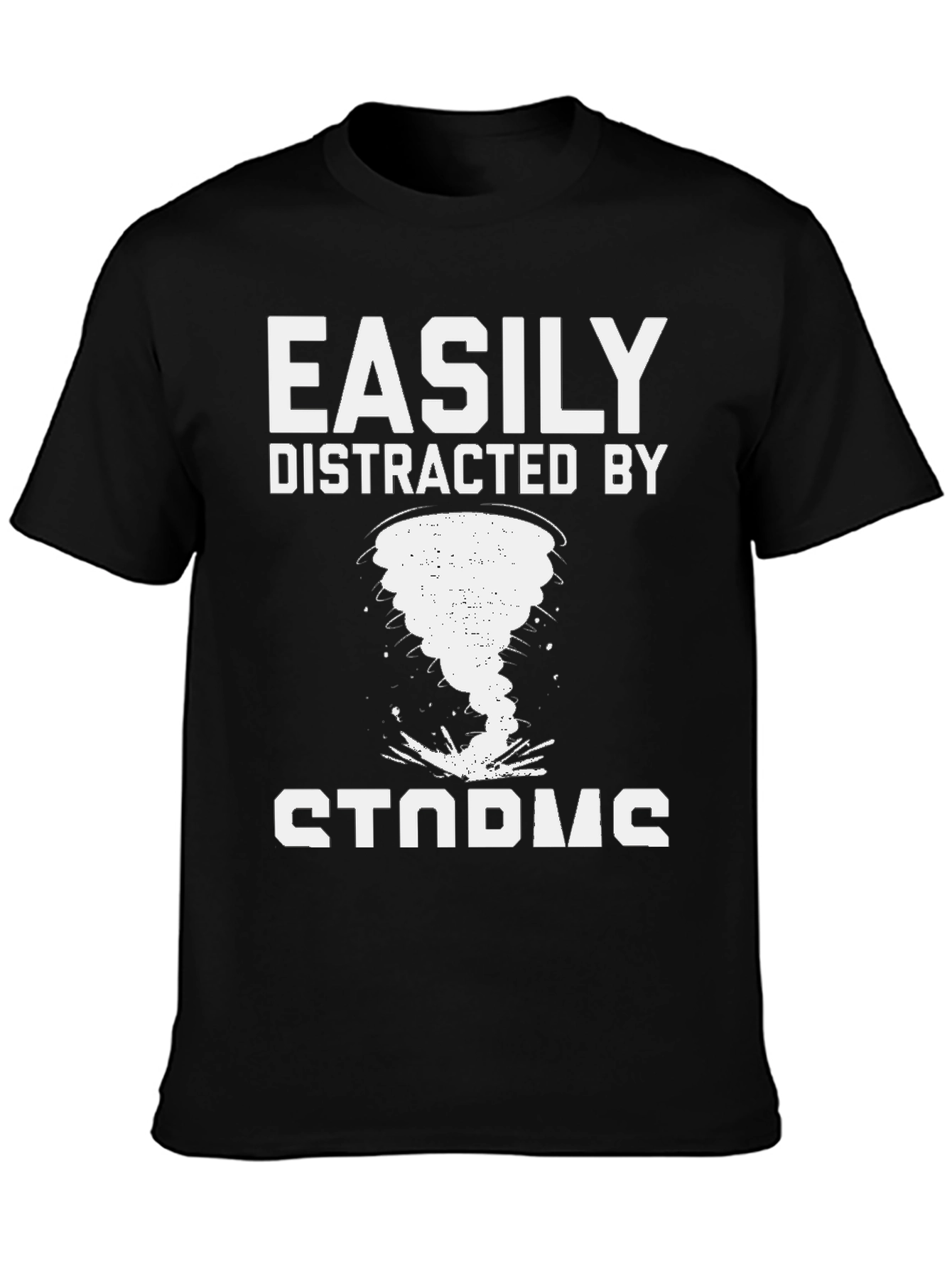 Easily Distracted By Storms Graphic T-Shirt