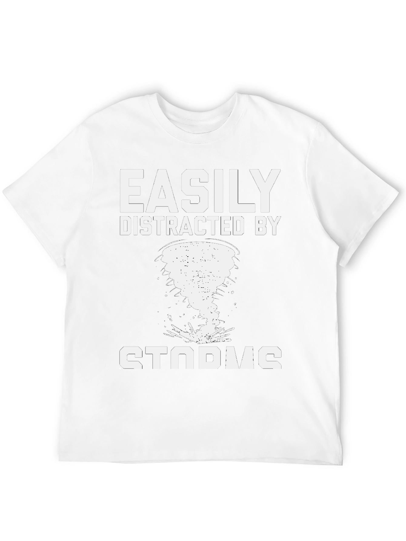 Easily Distracted By Storms Graphic T-Shirt