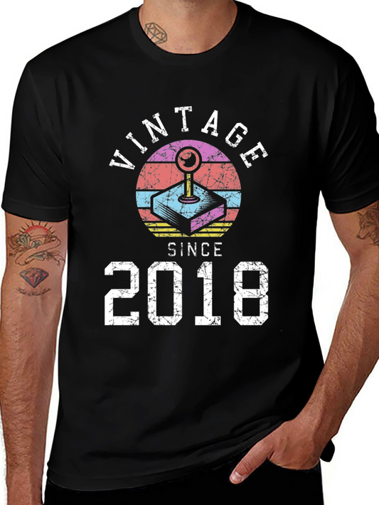 Vintage Gamer T-Shirt - Since 2018