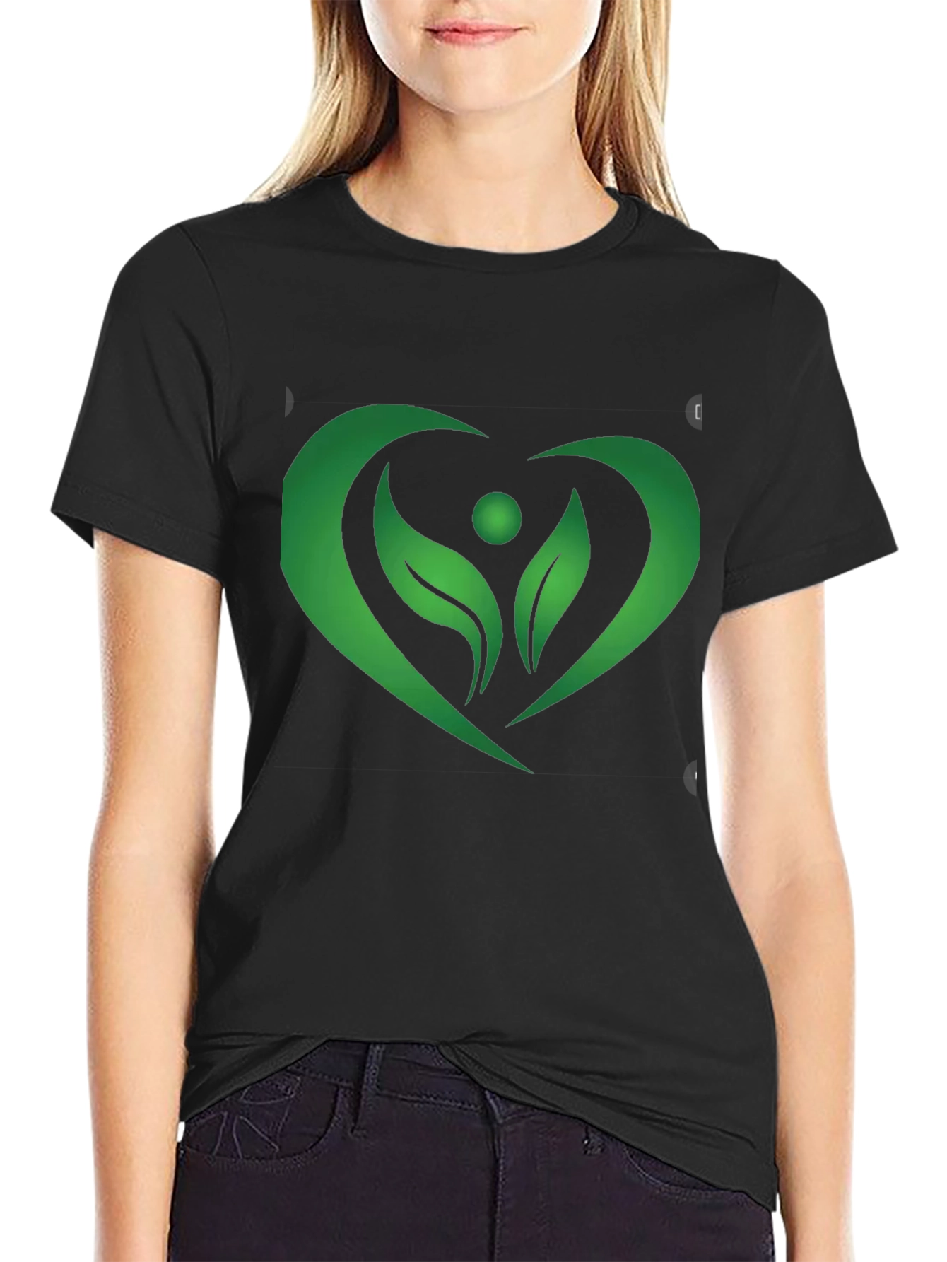 Nature Heart T-Shirt - Eco-Friendly Style