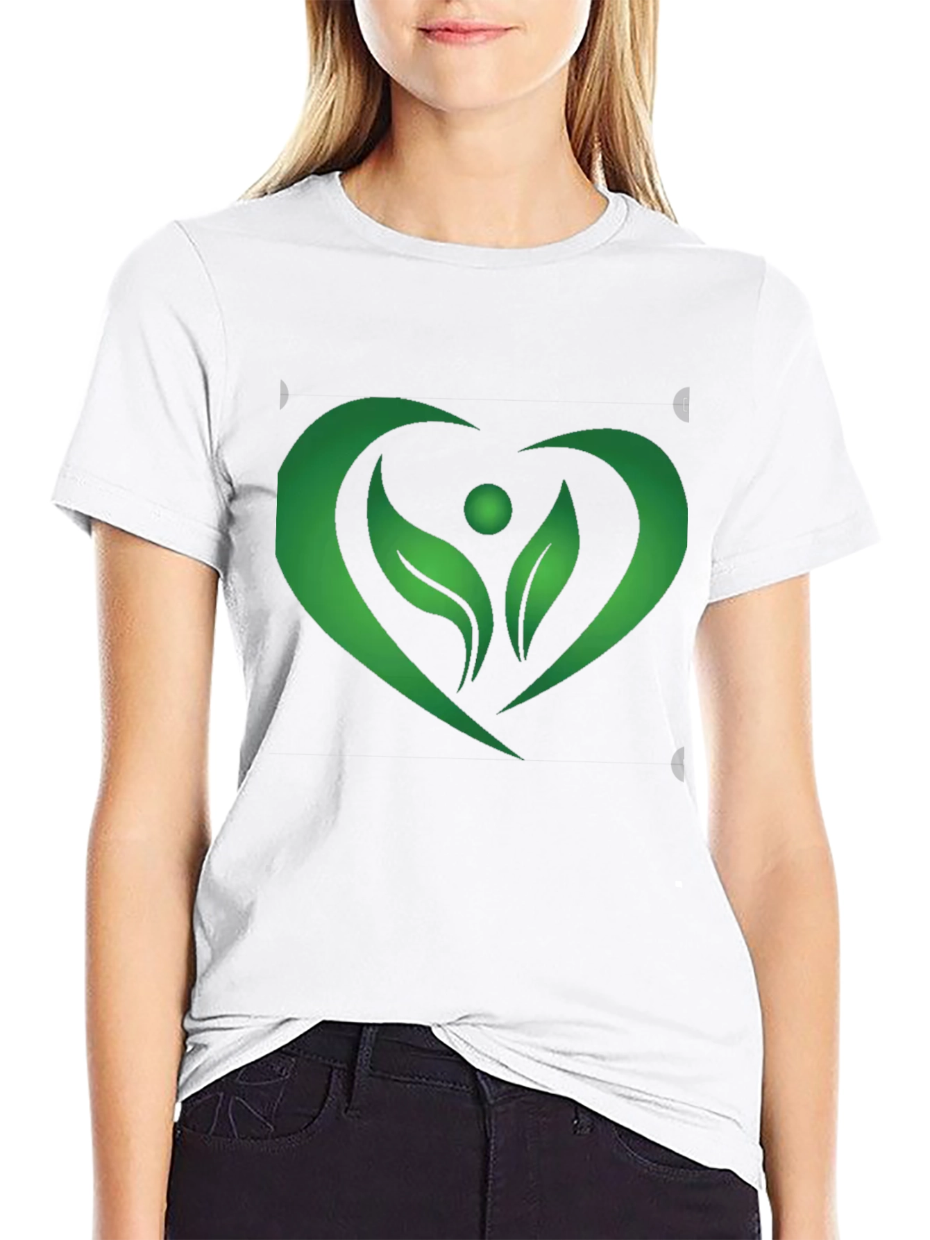 Nature Heart T-Shirt - Eco-Friendly Style