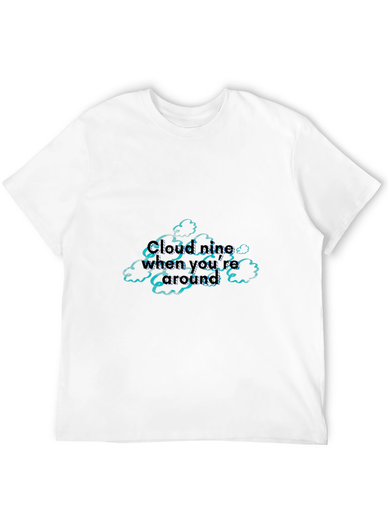 Cloud Nine Graphic Tee - Mens Black T-Shirt