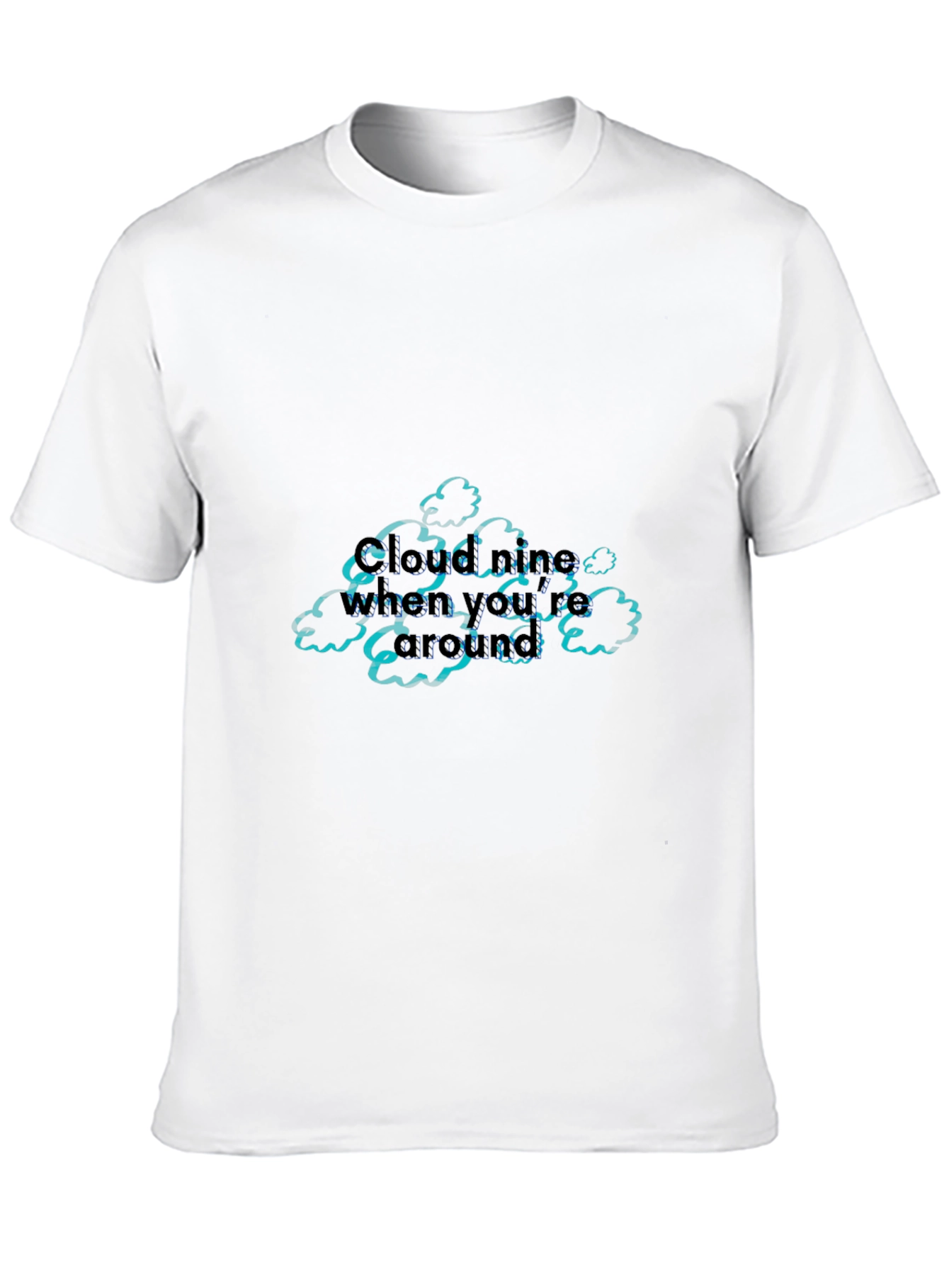 Cloud Nine Graphic Tee - Mens Black T-Shirt