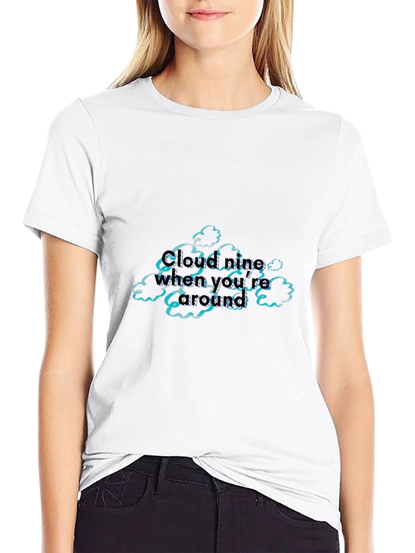 Cloud Nine Graphic Tee - Mens Black T-Shirt