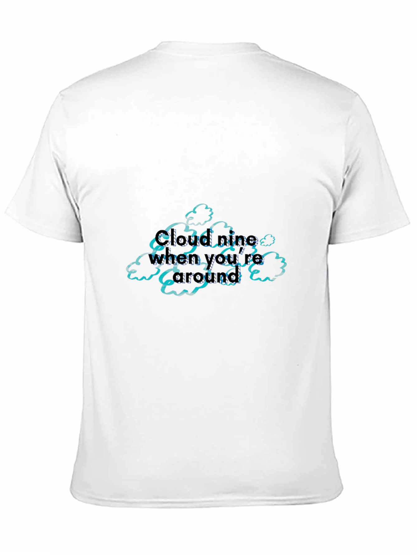 Cloud Nine Graphic Tee - Mens Black T-Shirt