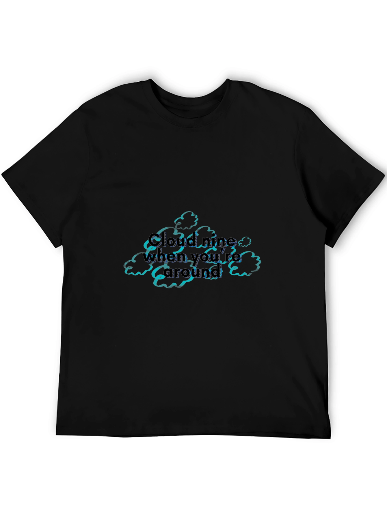 Cloud Nine Graphic Tee - Mens Black T-Shirt