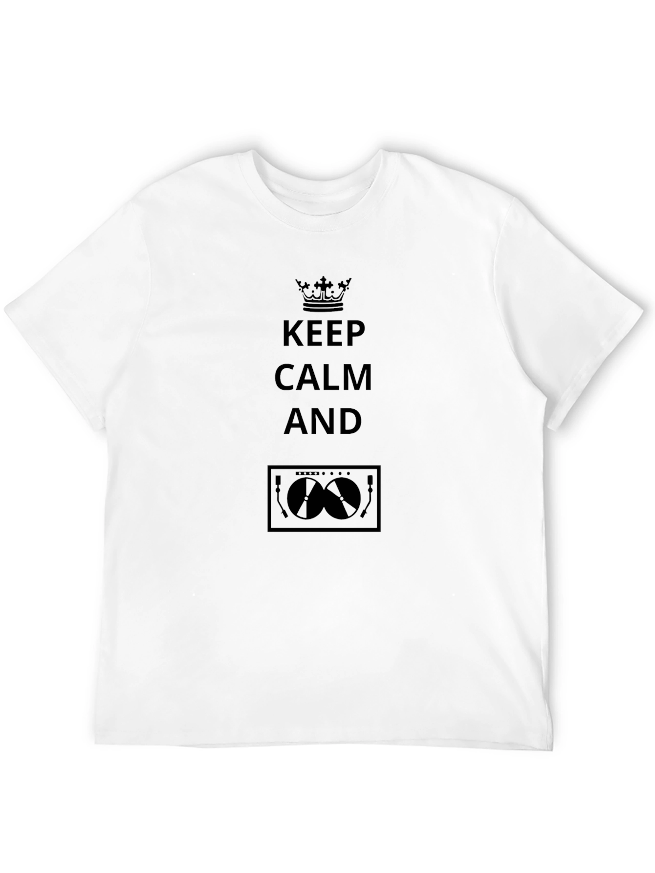 Keep Calm Drummer T-Shirt - Cool Musician Tee