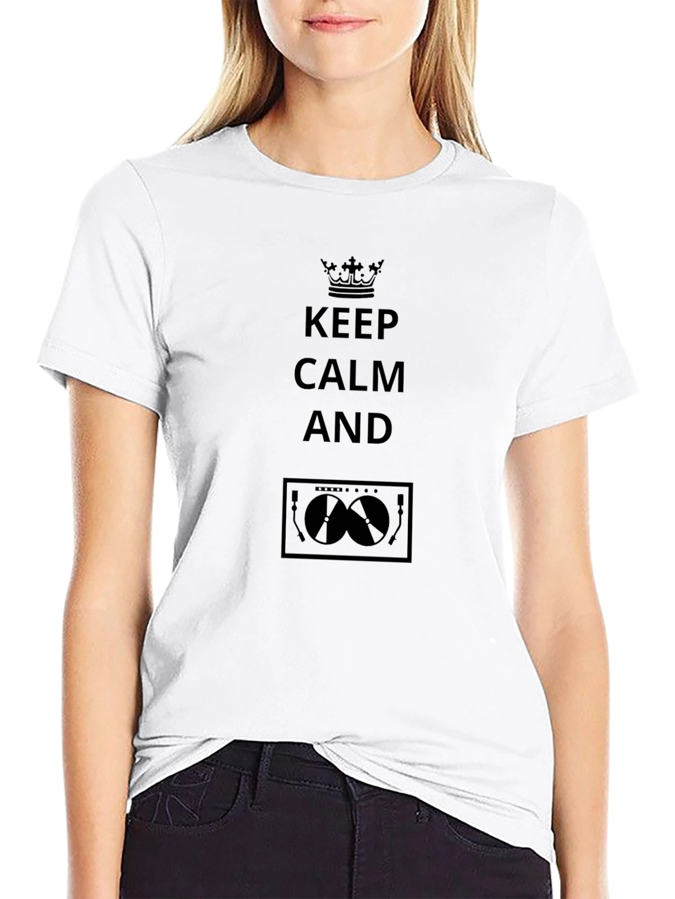 Keep Calm Drummer T-Shirt - Cool Musician Tee