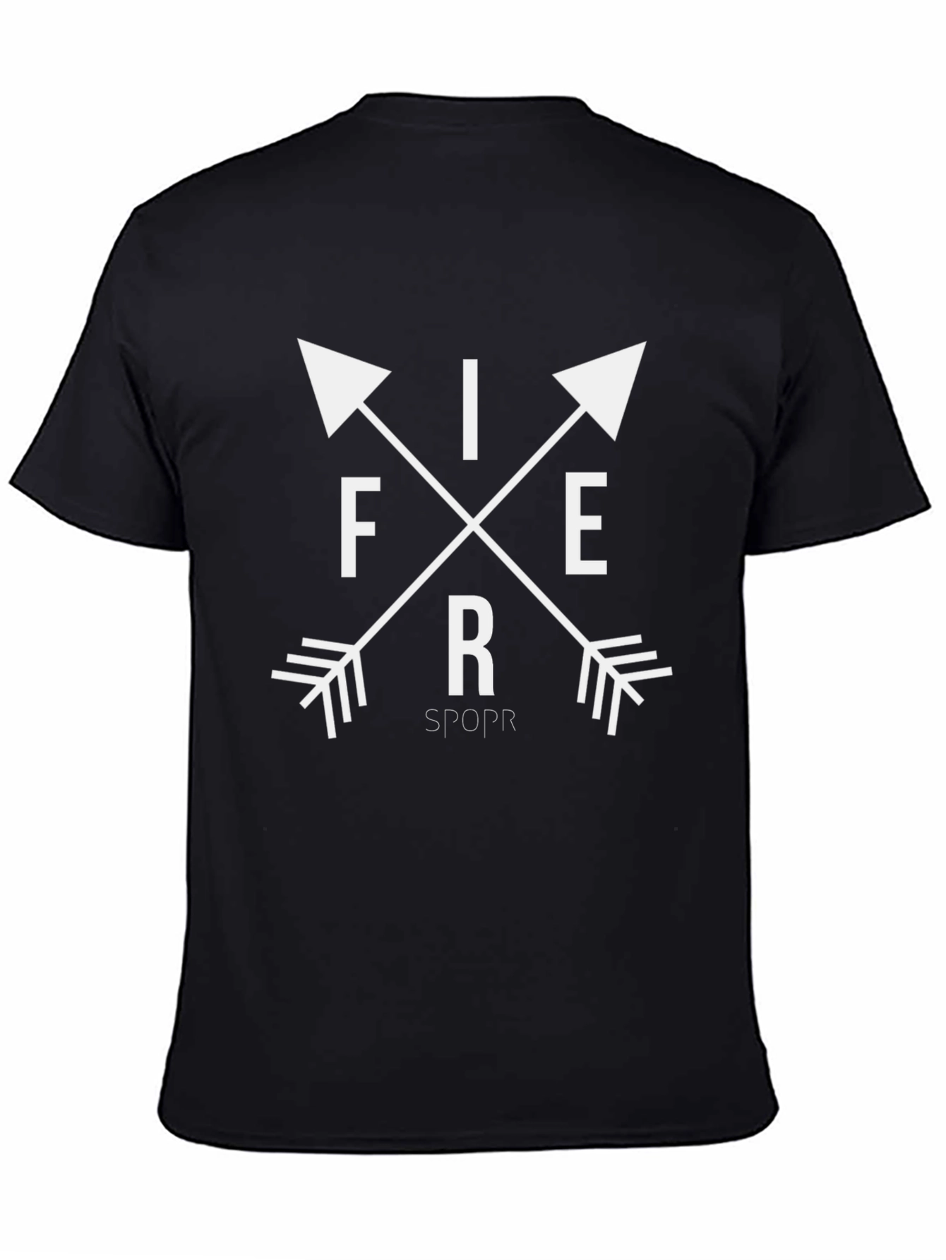 Fierce Arrow Graphic Black T-Shirt
