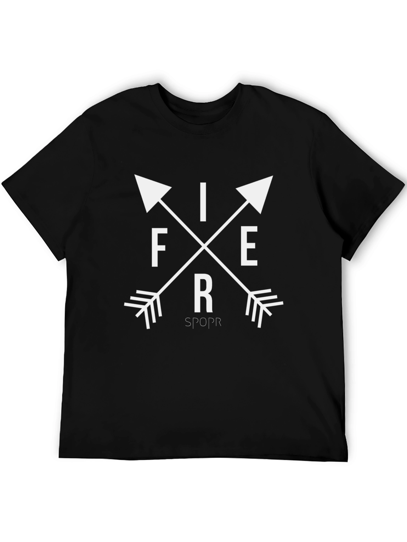 Fierce Arrow Graphic Black T-Shirt